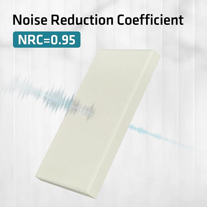 UMIACOUSTICS 4 PCS Acoustic Wall Panels, 2“ Thick 23.6" x 11.8" Fiberglass - Image 8