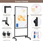 Double Sided Cork Board White Board, 32 x 48 inches Large Cork Board - Image 5
