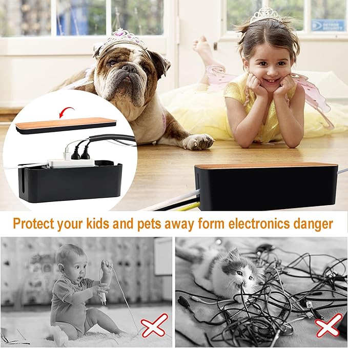 YUANYE Cable Management Box Cable Management Kit - Image 3