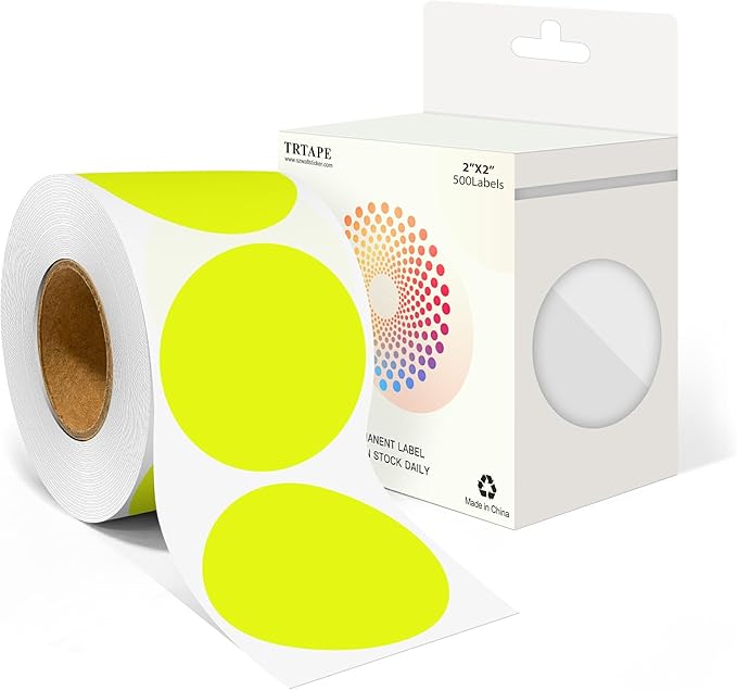2 Inch Round Color Coding Labels by Unknown