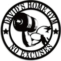 Personalized Home Gym Name Metal Sign, Custom Home Gym Decor，Custom Gym Metal by HYTSIGN