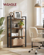 VASAGLE 4-Tier Bookshelf, Bookcase - Image 2