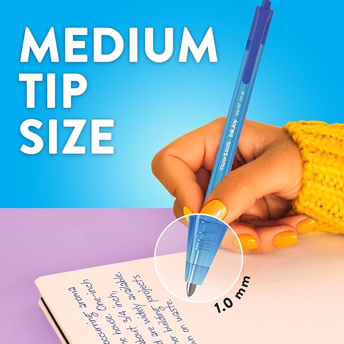 Paper Mate InkJoy 100RT Ballpoint Pens, Medium Point, Note-Taking - Image 4