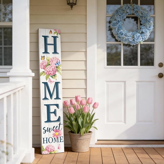 Home Sweet Home Welcome Sign for Front Porch, Farmhouse Yard Signs Home Decor - Image 8