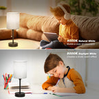 small bedside table lamp for bedroom - desk on a desk or shelf