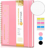 Graph Paper Notebook, Spiral Notebook Journal 8.5” x 11”, A4 Large Grid by UEBZFOCS