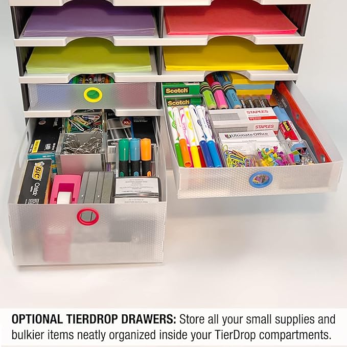 Ultimate Office TierDrop Literature Organizer/Forms Mailroom Classroom Sorter - Image 6