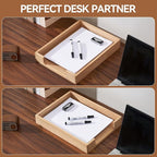 Kirigen Wood Letter-Size Tray Single-Tier- Wooden Tones Collection Front-Load - Image 4