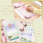 TaoBary 160 Pcs Stationery Paper Set 50 Double Sided Stationery Papers - Image 5