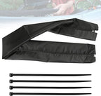 48 Inch Zippered Rigging Sleeve | Heavy Duty 600D Waterproof Marine Cable by Unknown