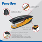 INOZTO Ergonomic Stapler, 20 Sheet Capacity & 100 Staples Storage, - Image 4