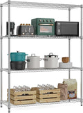 M MZG 5-Shelf Storage Shelves, Wire Shelving Heavy Duty Metal Storage Shelving