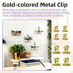 505 Pcs Push Pins Set 5 Style Thumb Tacks Decorative Push Pins Gold Metal Thumb - Image 5