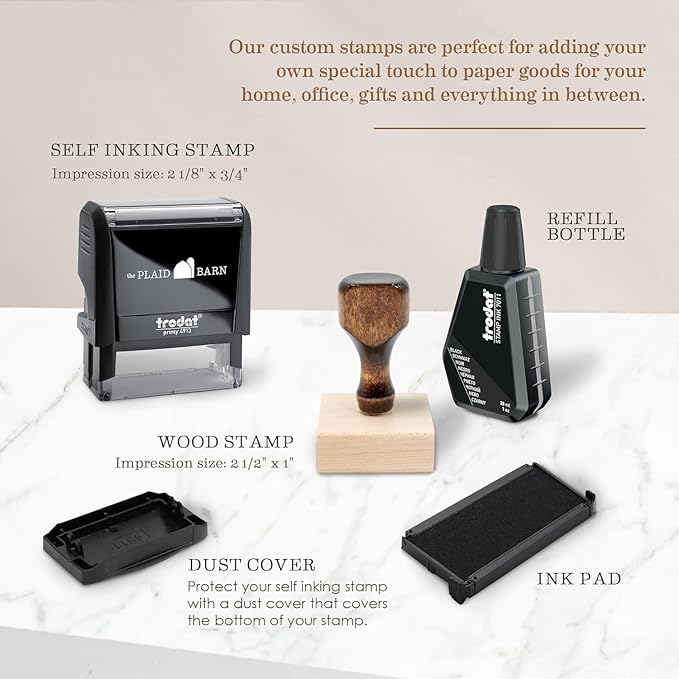 Address Stamp - Custom Stamps for Mailing I Create Personalized Name and Return - Image 3