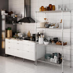 Regal Altair 24" Deep x 42" Wide x 74" Height Wire Shelving Kit | 4-Tier | NSF - Image 7