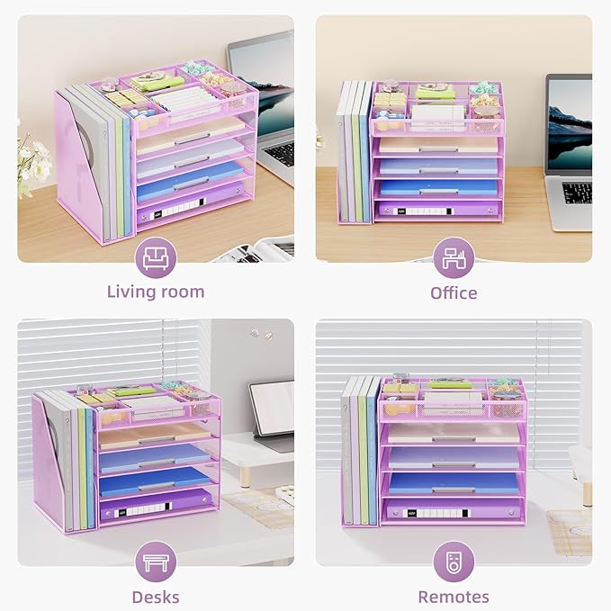 Marbrasse 5-Tier Desk Organizer - Image 7