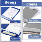 Sooez Clipboards with Storage, High Capacity Clip Boards 8.5x11 with Storage - Image 3