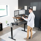 VIVO 42 inch Height Adjustable Stand Up Desk Converter, V Series, Quick Sit to - Image 3