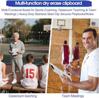 Double-Sided Basketball Coaching Clipboard & Dry Erase Whiteboard - Image 3