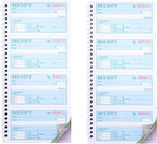 2 Packs Receipt Book with Carbon Copies, Money and Rent Receipt Book, 3-Part by Yeplan
