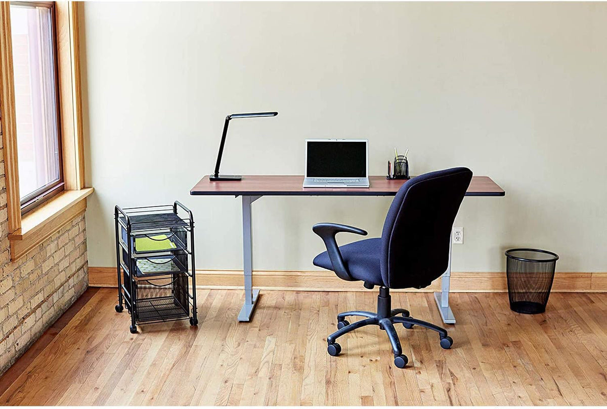 Safco High Back Big and Tall Swivel Desk Task Chair Adjustable Height and Rol...