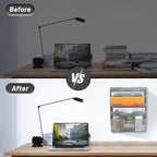 EASEPRES 5 Pocket Mesh Hanging Wall File Organizer, Wall Mounted Mail Paper - Image 2