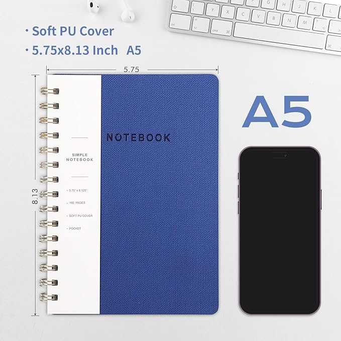 Spiral Notebook-5.75" x 8.125" College Ruled Journal - Image 2