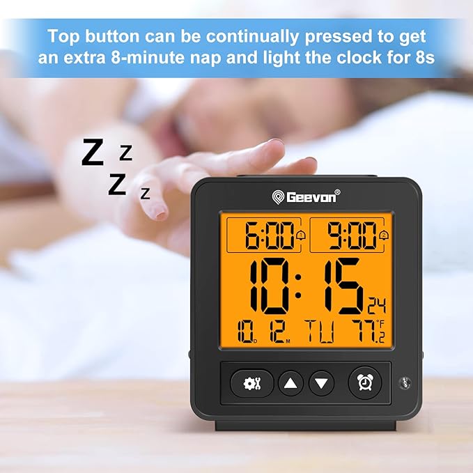 Geevon Small Atomic Travel Alarm Clock - Image 5