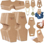200PCS Bracelet Display Cards Sturdy Necklace Holder Cards Self Adhesive by Femtindo
