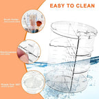 Rotating Makeup Organizer, DIY 8 Adjustable Layers Spinning Skincare Organizer - Image 6