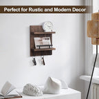 Lucundm Key Holder Wall Mount, Mail Shelf Decor - Image 6