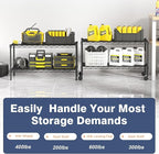 VANZBON 2-Tier Wire Shelving Unit, Wire Shelves Rack - Image 9