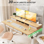 Kingant 63 x 30 Inch Electric Standing Desk - Image 5