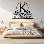 Personalized Metal Signs | Metal Name Sign | Split Letter Monogram | Home Decor - Image 6