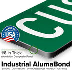 Custom Street Sign, Road & Address Sign, 8 Colors, Reflective Option, Mounting - Image 2