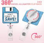 Aoryalps Dont Forget to Save Retractable Badge Reel Holder Retractable - Image 4