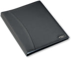 Rexel Soft Touch A4 Display and Presentation Folder Book, Smooth Leather, 24 Pockets - Black,Medium