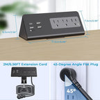 Nightstand Charging Station, Nightstand Edge Power Strip - Image 7