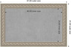 Amanti Art Silver Framed Magnetic Board 31x47 Large Vision Board - Image 2