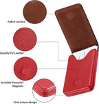 Outus 2 Pieces Business Card Holder, PU Leather Business Card Case Pocket Wallet - Image 3