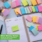 Mini Sticky Notes1.5x2 in Post, 10 Bright Colors Small Sticky Notes Pad Strong - Image 4