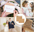 Silunkia Brown Blank Greeting Cards and Envelopes 5 x 7 Heavyweight Flat - Image 7