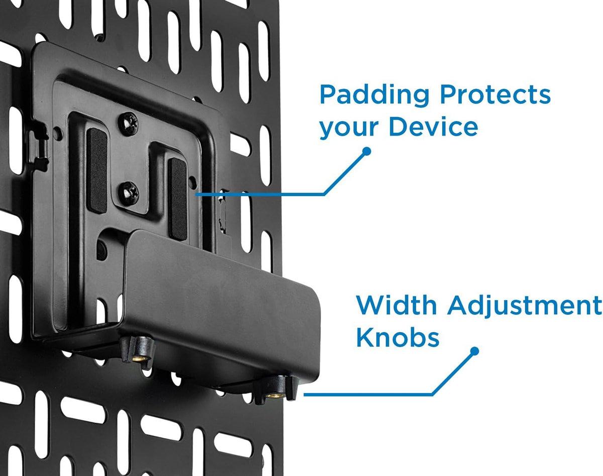 Mount-It! Cable Box Mount Behind TV, Universal, Steel