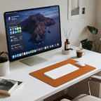 Jotsome Leather Desk Pad Mat, Non-Slip Desk Blotter Pad - Image 4