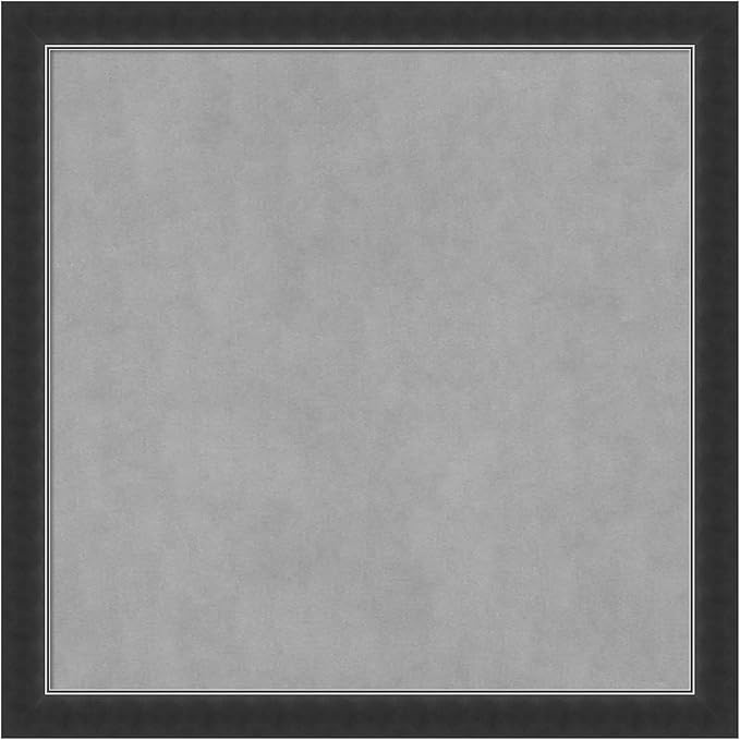 Amanti Art Black Framed Magnetic Board 27x27 Medium Vision Board by AmantiArt