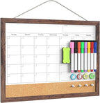 Calendar Whiteboard for Wall, 17x13 Inches White Board Calendar Dry Erase by Tankee