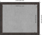 Amanti Art Black Framed Magnetic Board 23x27 Medium Vision Board - Image 4