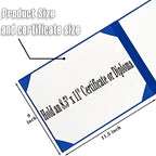 Happy Secret Diploma Cover 8.5"x 11" Diploma Holder Graduation Certificate - Image 2