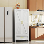 SUPEER Metal Wardrobe Cabinet - Image 8
