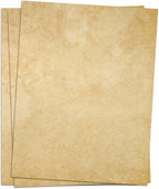 Cheericome Vintage Antique Letterhead Paper, 200 Sheets Double-Sided, 8.5" x 11" - Image 2